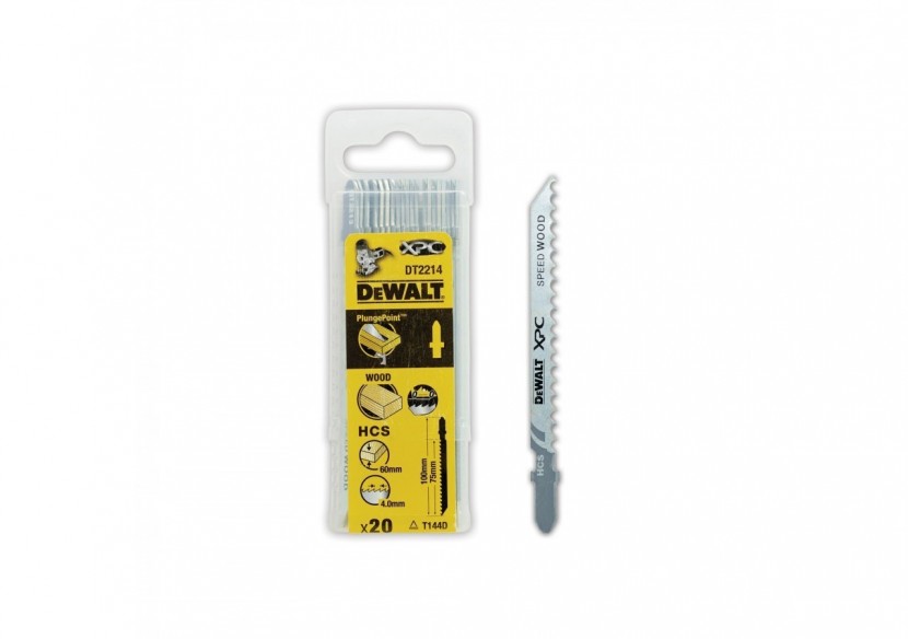 Lame De Scie Sauteuse Xpc À Denture Fraisée Hcs Profondeur De Coupe inférieur à  60mm Attachet - DT2214-QZ - Dewalt Lame De Scie Sauteuse Xpc À Denture Fraisée Hcs Profondeur De Coupe inférieur à  60mm Attachet - DT2214-QZ - Dewalt