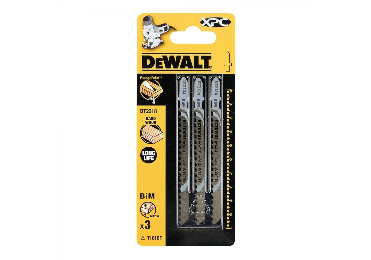 Lame De Scie Sauteuse Xpc À Denture Rectifiée Bim Profondeur De Coupe inférieur à  60mm Attachet - DT2218-QZ - Dewalt