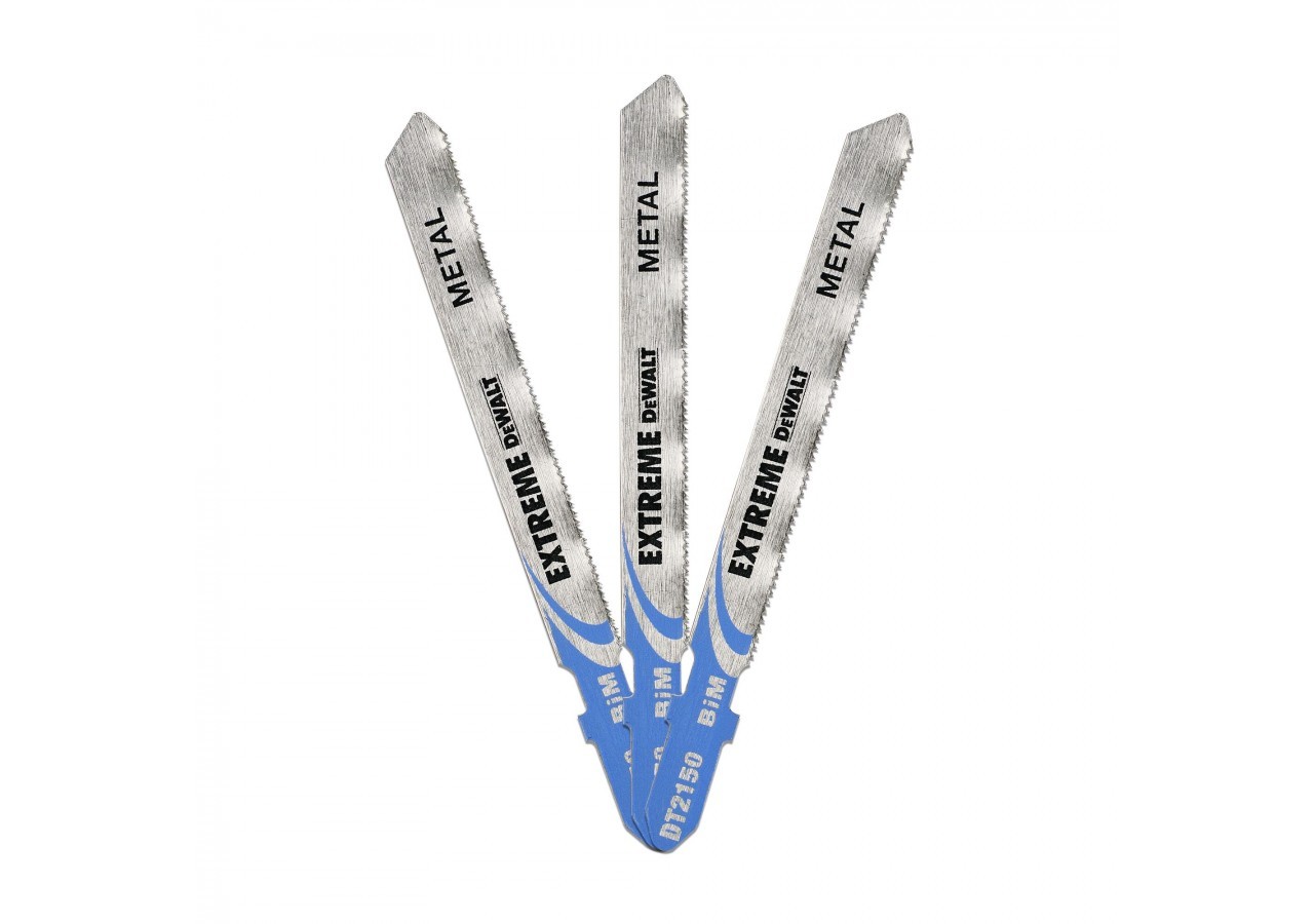 Lame De Scie Sauteuse Métal, Alu Et Cuivre Bim Profondeur De Coupe inférieur à 3mm Attache En T - DT2150-QZ - Dewalt