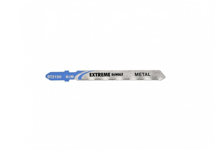 Lame De Scie Sauteuse Métal, Alu Et Cuivre Bim Profondeur De Coupe inférieur à 3mm Attache En T - DT2150-QZ - Dewalt Lame De Scie Sauteuse Métal, Alu Et Cuivre Bim Profondeur De Coupe inférieur à 3mm Attache En T - DT2150-QZ - Dewalt
