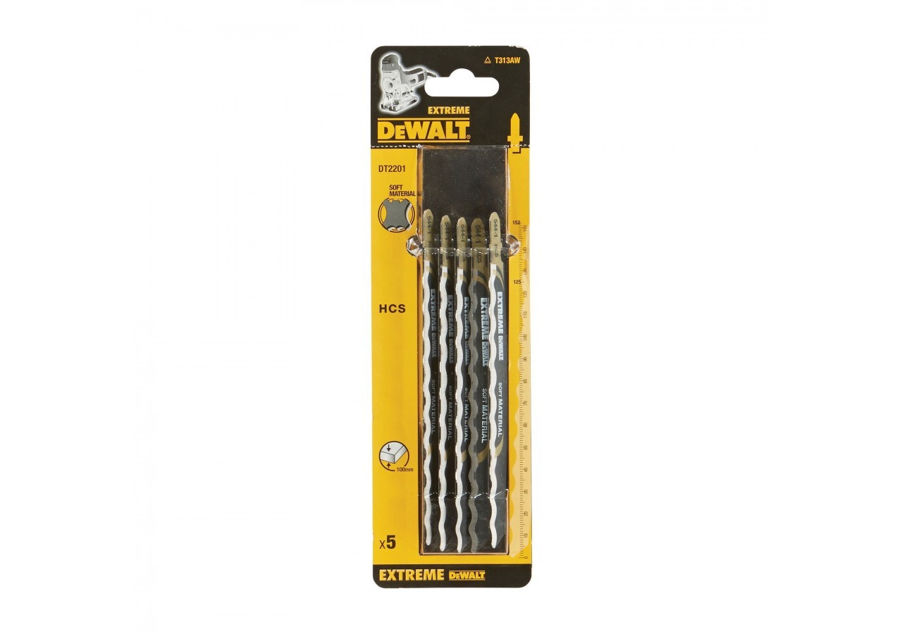Lame Couteau Pour Scie Sauteuse Profondeur De Coupe inférieur à  100mm Attache En T - DT2201-QZ - Dewalt