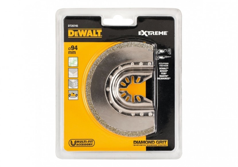 Lame diamant demi-lune pour multi-cutter - DT20745-QZ - Dewalt Lame diamant demi-lune pour multi-cutter - DT20745-QZ - Dewalt