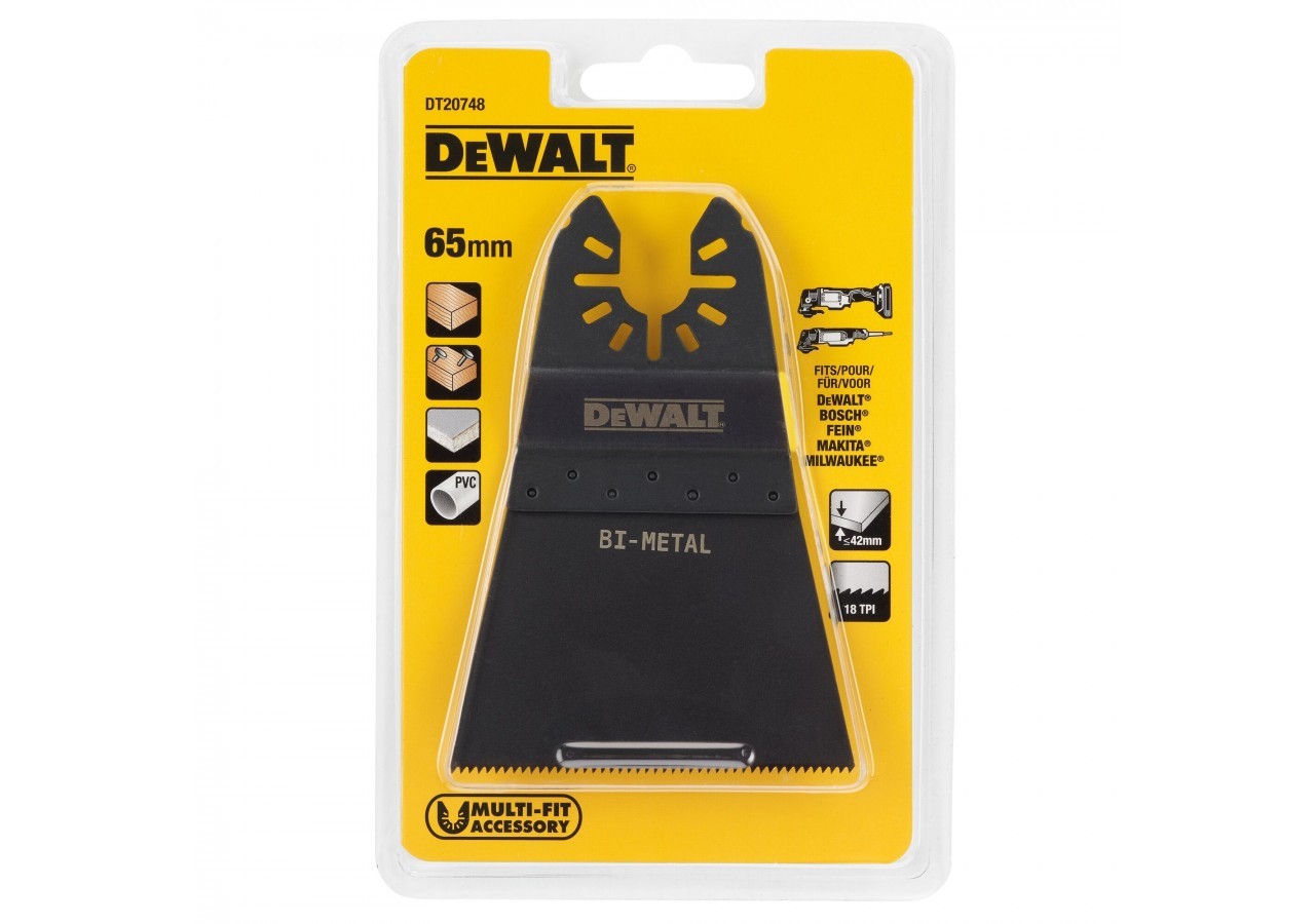 Lame bi-métal 64 mmpour multi-cutter - DT20748-QZ - Dewalt