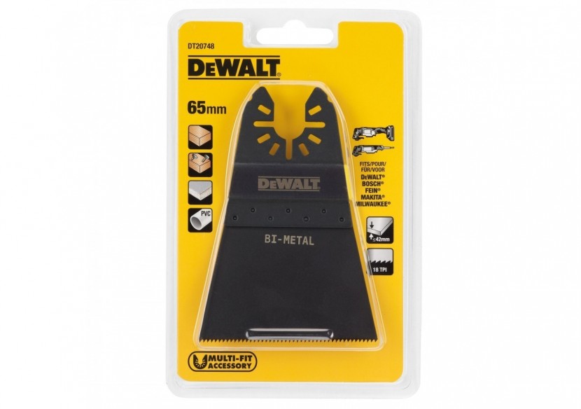 Lame bi-métal 64 mmpour multi-cutter - DT20748-QZ - Dewalt Lame bi-métal 64 mmpour multi-cutter - DT20748-QZ - Dewalt