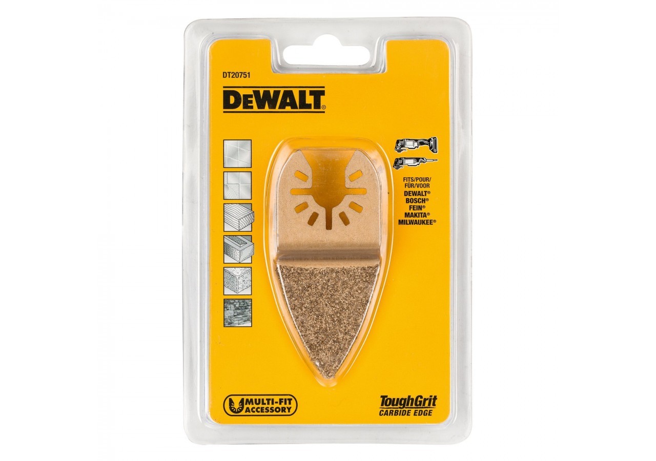 Lame diamant triangulaire pour multi-cutter - DT20751-QZ - Dewalt