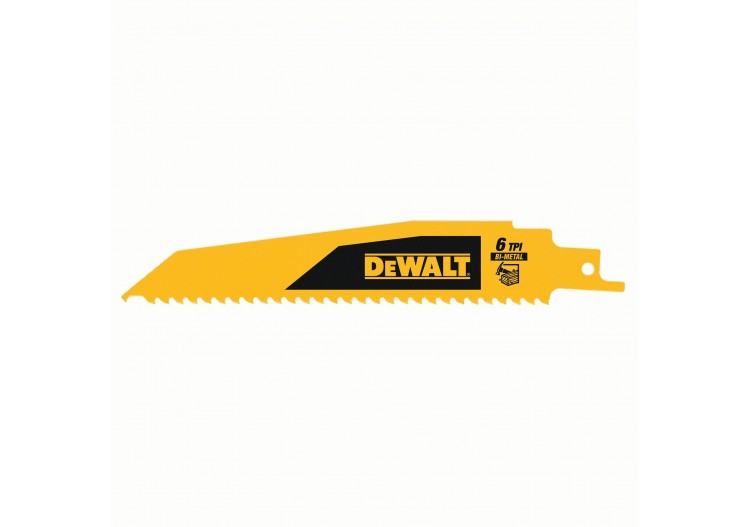 BIM Recip Wood Demolition 152mm 6TPI 5PK - DT90380-QZ - Dewalt