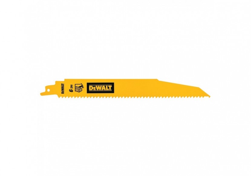 BIM Recip Wood Demolition 228mm 6TPI 5PK - DT90381-QZ - Dewalt BIM Recip Wood Demolition 228mm 6TPI 5PK - DT90381-QZ - Dewalt