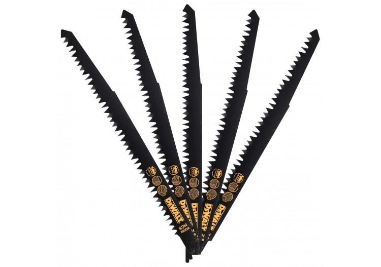 Lame de scie sabre HCS pour la coupe du bois 240mm - DT2352-QZ - Dewalt 2