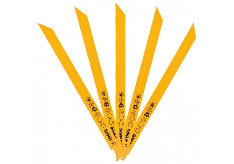 Lame de scie sabre BIM pour la coupe du bois avec métal 305mm - DT2355-QZ - Dewalt