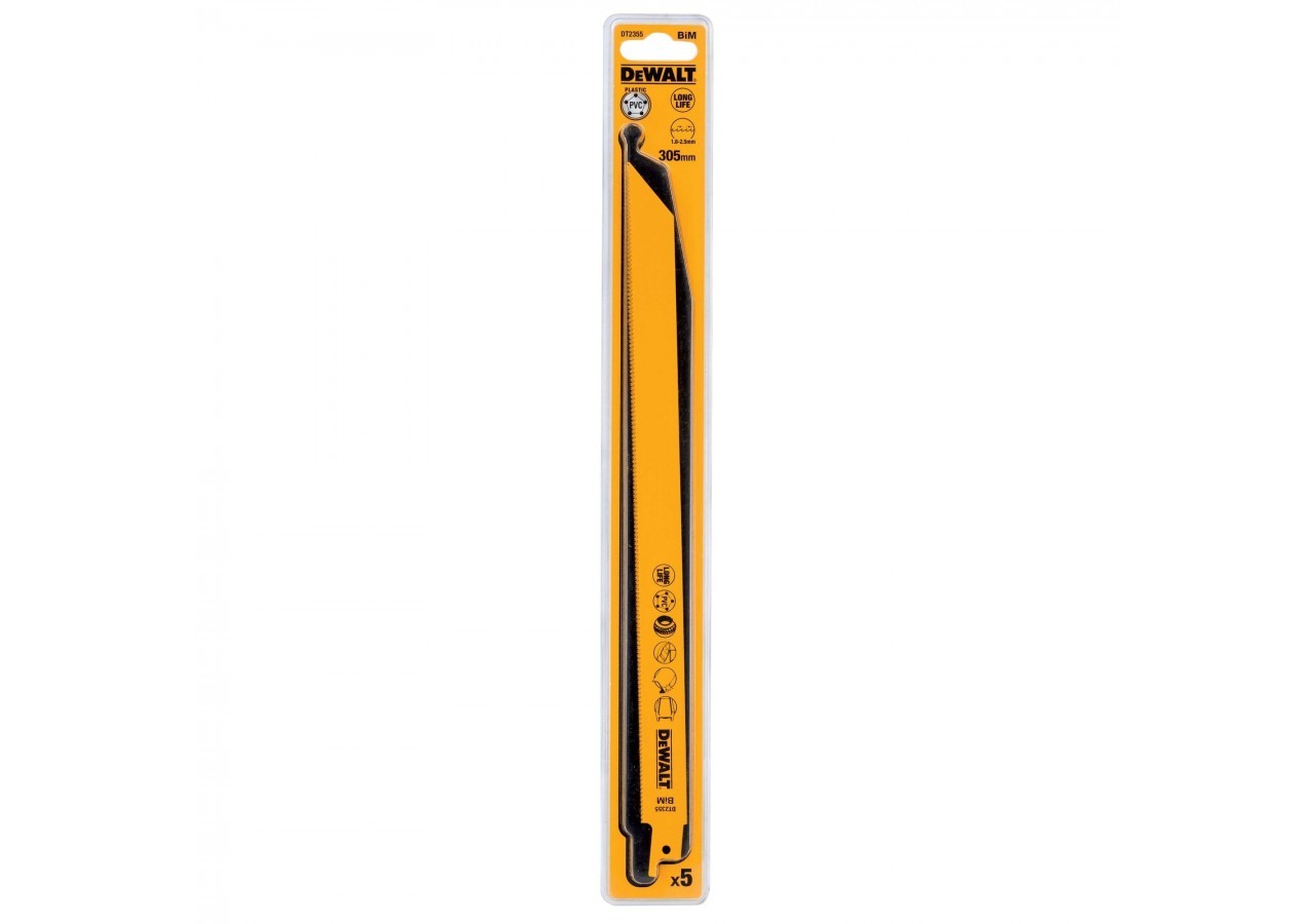 Lame de scie sabre BIM pour la coupe du bois avec métal 305mm - DT2355-QZ - Dewalt