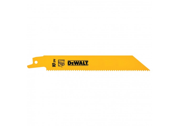 Lame de scie sabre BIM pour la coupe du bois avec métal 152mm - DT2345-QZ - Dewalt