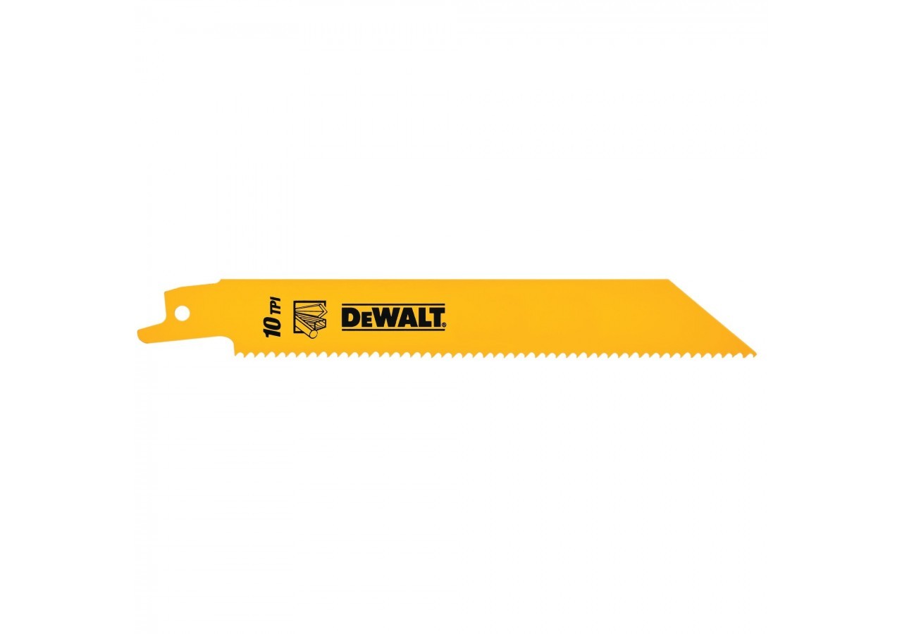 Lame de scie sabre BIM pour la coupe du bois avec métal 152mm - DT2345-QZ - Dewalt