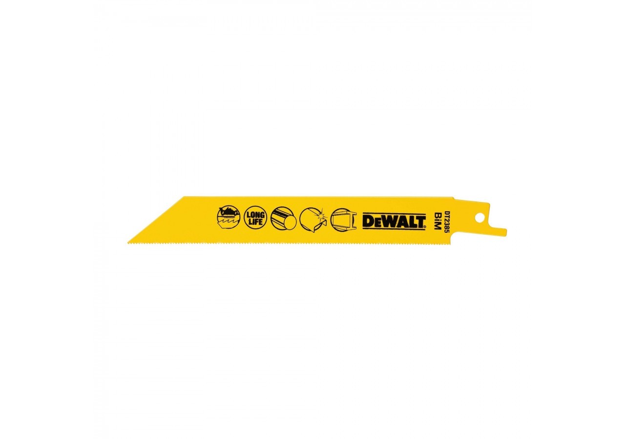Lame De Scie Sabre Bim Pour La Coupe Du Métal 152mm Profondeur inférieur à 1,5mm - DT2385-QZ - Dewalt