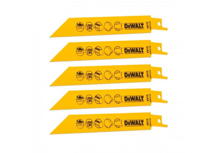 Lame De Scie Sabre Bim Pour La Coupe Du Métal 152mm Profondeur inférieur à 3mm - DT2384-QZ - Dewalt