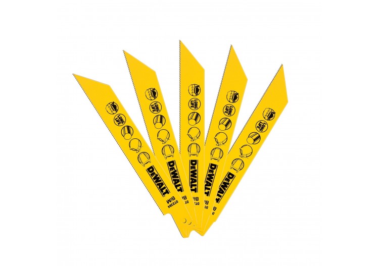 Lame De Scie Sabre Bim Pour La Coupe Du Métal 152mm Profondeur inférieur à 3mm - DT2384-QZ - Dewalt 2