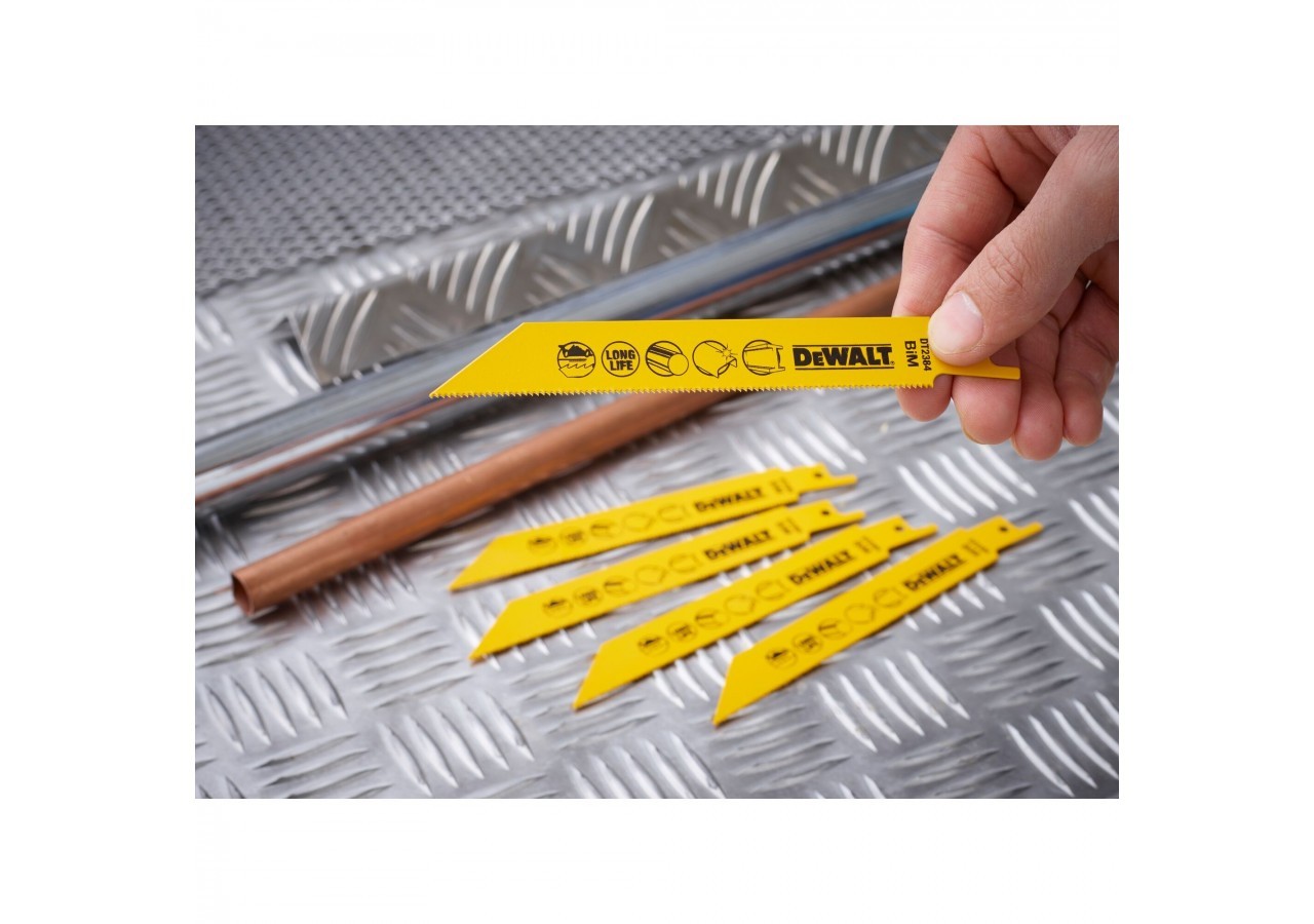 Lame De Scie Sabre Bim Pour La Coupe Du Métal 152mm Profondeur inférieur à 3mm - DT2384-QZ - Dewalt