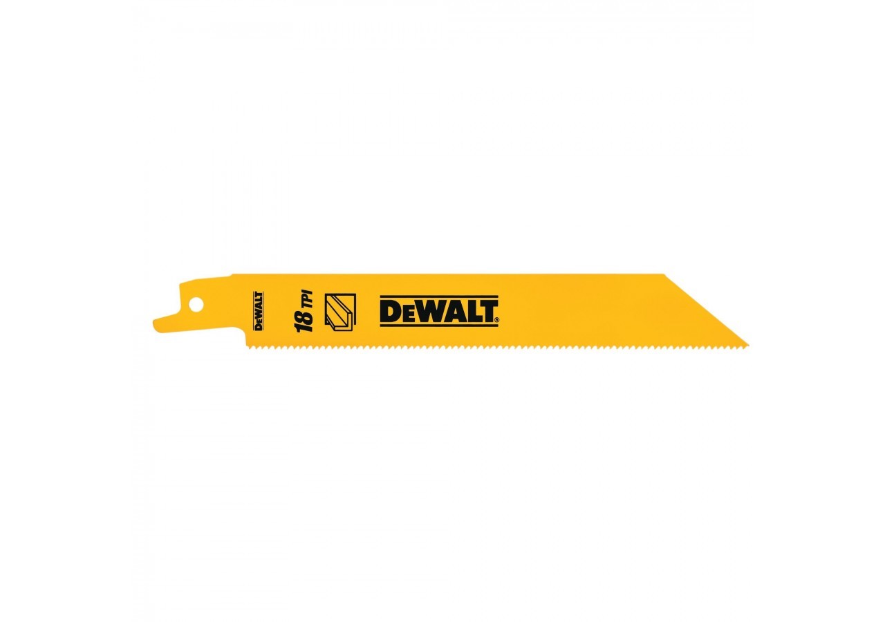 Lame De Scie Sabre Bim Pour La Coupe Du Métal 152mm Profondeur inférieur à 3mm - DT2384-QZ - Dewalt