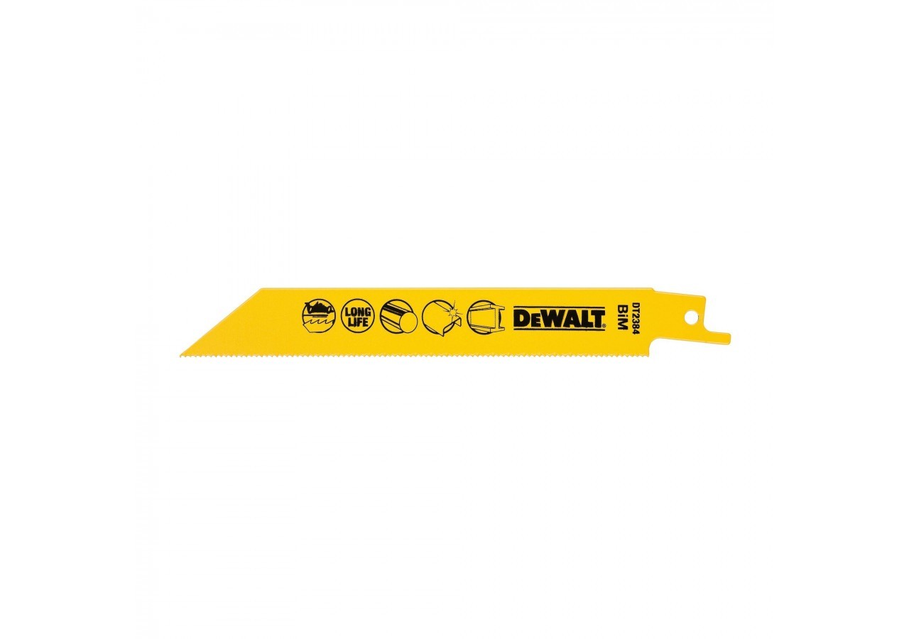 Lame De Scie Sabre Bim Pour La Coupe Du Métal 152mm Profondeur inférieur à 3mm - DT2384-QZ - Dewalt