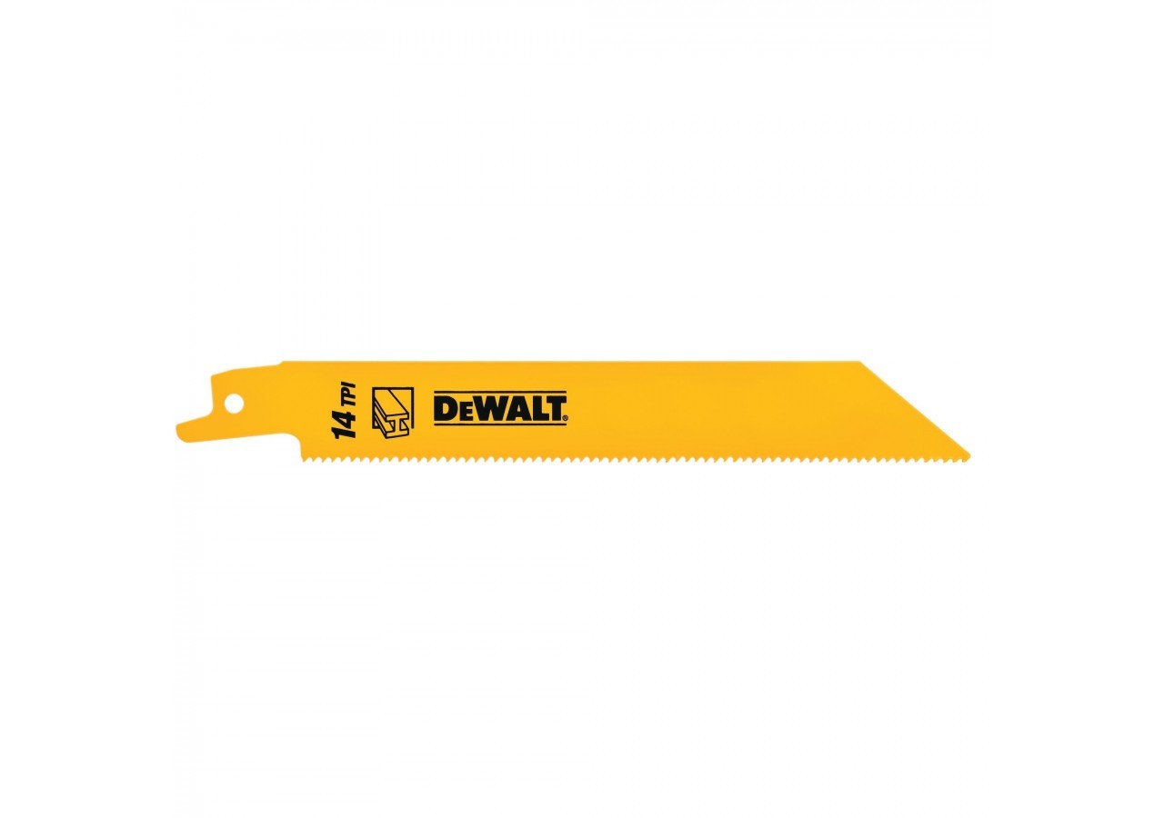 Lame De Scie Sabre Bim Pour La Coupe Du Métal 152mm Profondeur inférieur à 8mm - DT2361-QZ - Dewalt