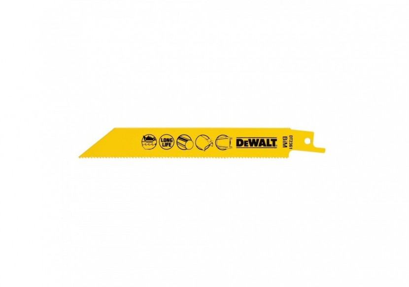 Lame De Scie Sabre Bim Pour La Coupe Du Métal 152mm Profondeur inférieur à 8mm - DT2361-QZ - Dewalt Lame De Scie Sabre Bim Pour La Coupe Du Métal 152mm Profondeur inférieur à 8mm - DT2361-QZ - Dewalt