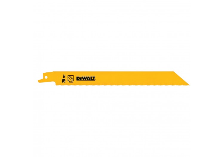 Lame de scie sabre BIM pour la coupe du métal 152mm Profondeur inférieur à 3mm - DT2354-QZ - Dewalt 2