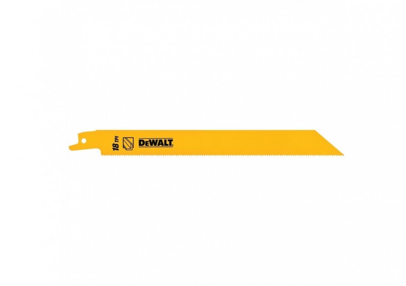 Lame de scie sabre BIM pour la coupe du métal 152mm Profondeur inférieur à 3mm - DT2354-QZ - Dewalt Lame de scie sabre BIM pour la coupe du métal 152mm Profondeur inférieur à 3mm - DT2354-QZ - Dewalt