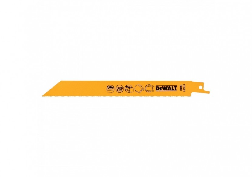 Lame de scie sabre BIM pour la coupe du métal 152mm Profondeur inférieur à 3mm - DT2354-QZ - Dewalt Lame de scie sabre BIM pour la coupe du métal 152mm Profondeur inférieur à 3mm - DT2354-QZ - Dewalt