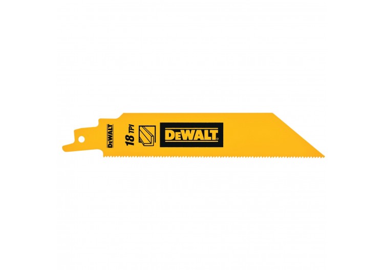 Lame de scie sabre HCS Progressor pour la coupe du métal 150mm - DT2404-QZ - Dewalt