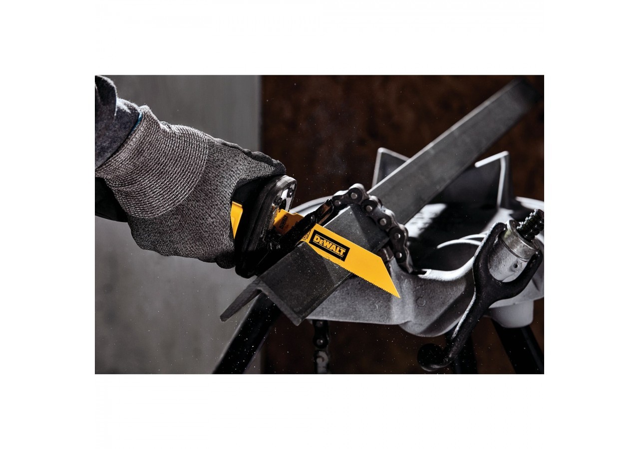 Lame de scie sabre HCS Progressor pour la coupe du métal 150mm - DT2404-QZ - Dewalt
