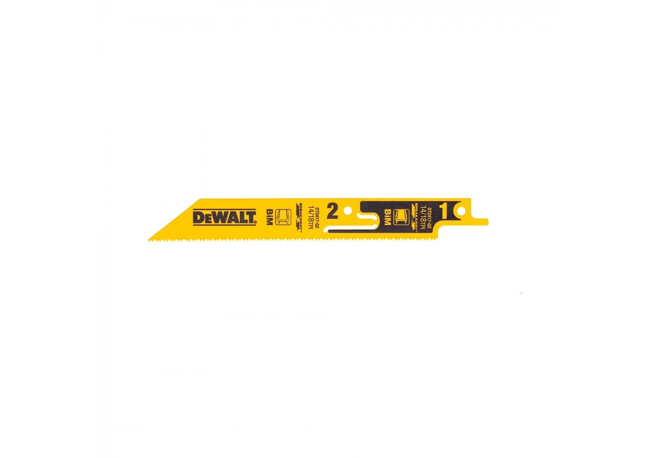 Lame de scie sabre sécable BIM pour la coupe du métal 152mm - DT2417-QZ - Dewalt