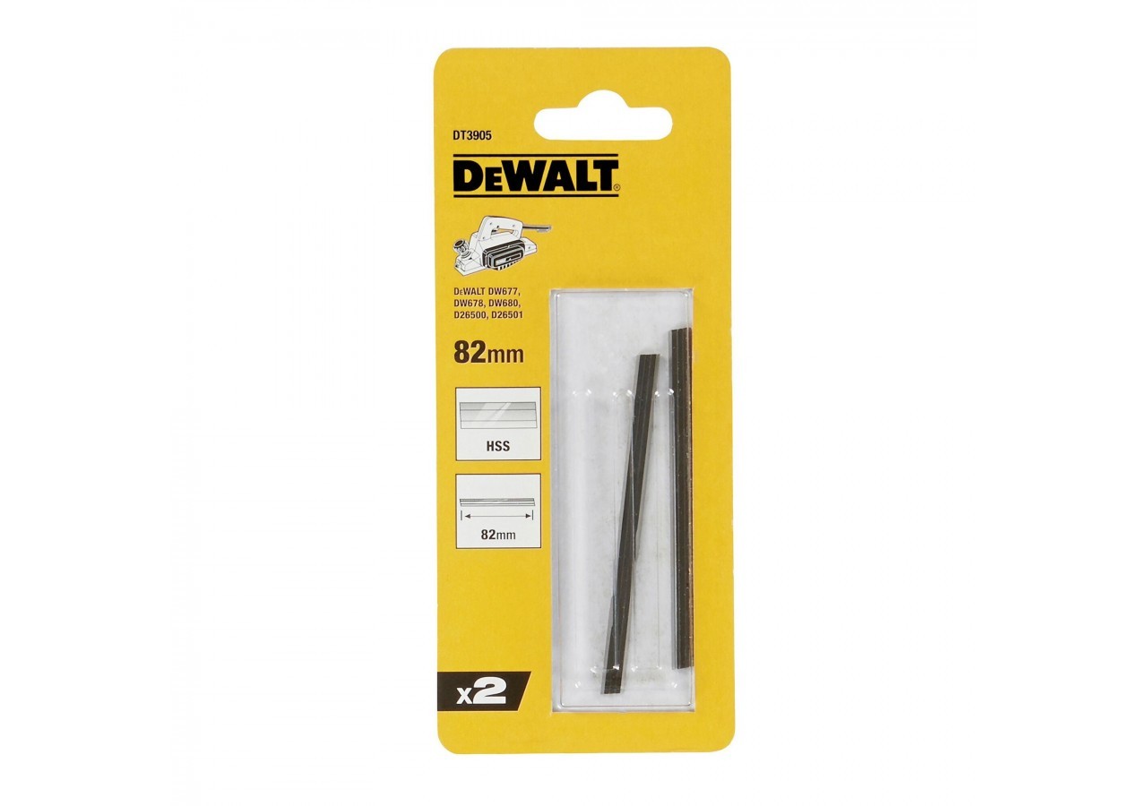 Fers de rabot HSS pour DW677, DW678K, DW678EK, DW680K - DT3905-QZ - Dewalt
