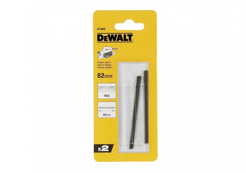 Fers de rabot HSS pour DW677, DW678K, DW678EK, DW680K - DT3905-QZ - Dewalt Fers de rabot HSS pour DW677, DW678K, DW678EK, DW680K - DT3905-QZ - Dewalt