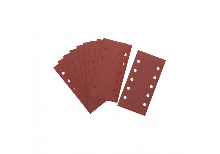 1/2 feuille abrasive pour ponceuses vibrantes velcro grain 120 - 10 perforations 115x228mm - DT8552-QZ - Dewalt