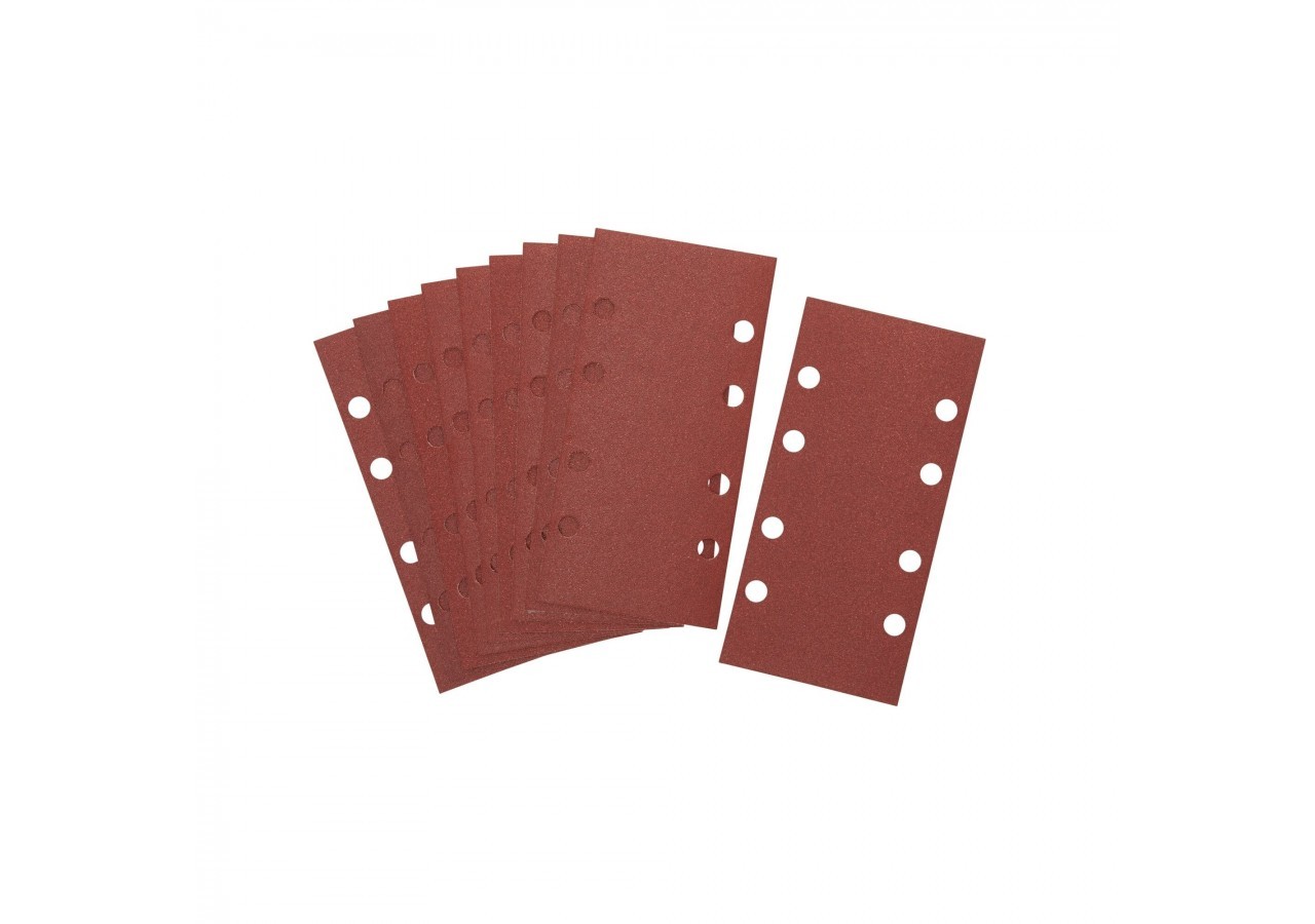 1/3 feuille abrasive pour ponceuses vibrantes velcro grain 180 - 8 perforations 93x190mm - DT8623-QZ - Dewalt