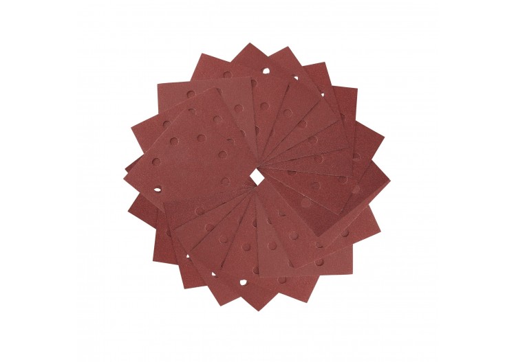 1/4 feuille abrasive pour ponceuses vibrantes grain 60 - 8 perforations 115x115mm - DT3031-QZ - Dewalt