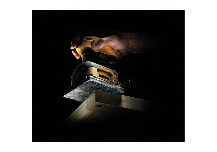 1/4 feuille abrasive velcro - structure en maille duree de vie extra longue x4 115x115mm grain 80 - DTM3022-QZ - Dewalt 2