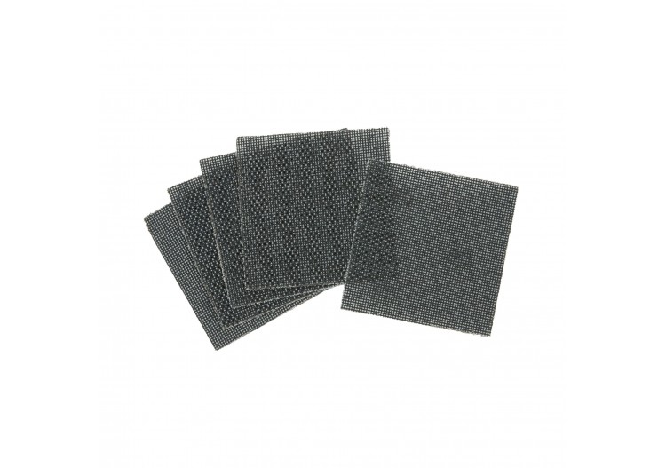 1/4 feuille abrasive velcro - structure en maille duree de vie extra longue x4 115x115mm grain 240 - DTM3025-QZ - Dewalt