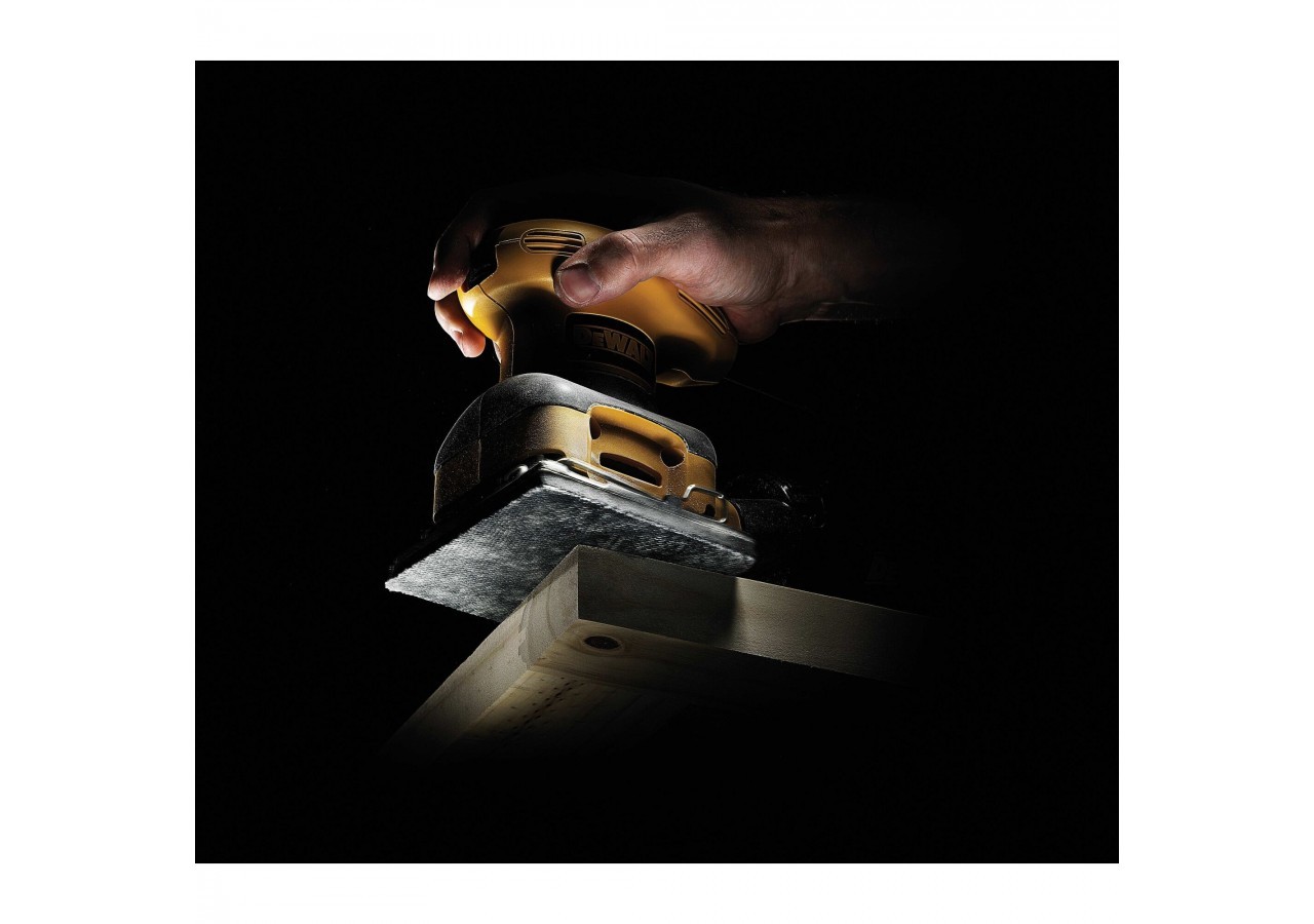 1/4 feuille abrasive velcro - structure en maille duree de vie extra longue x4 115x115mm grain 240 - DTM3025-QZ - Dewalt