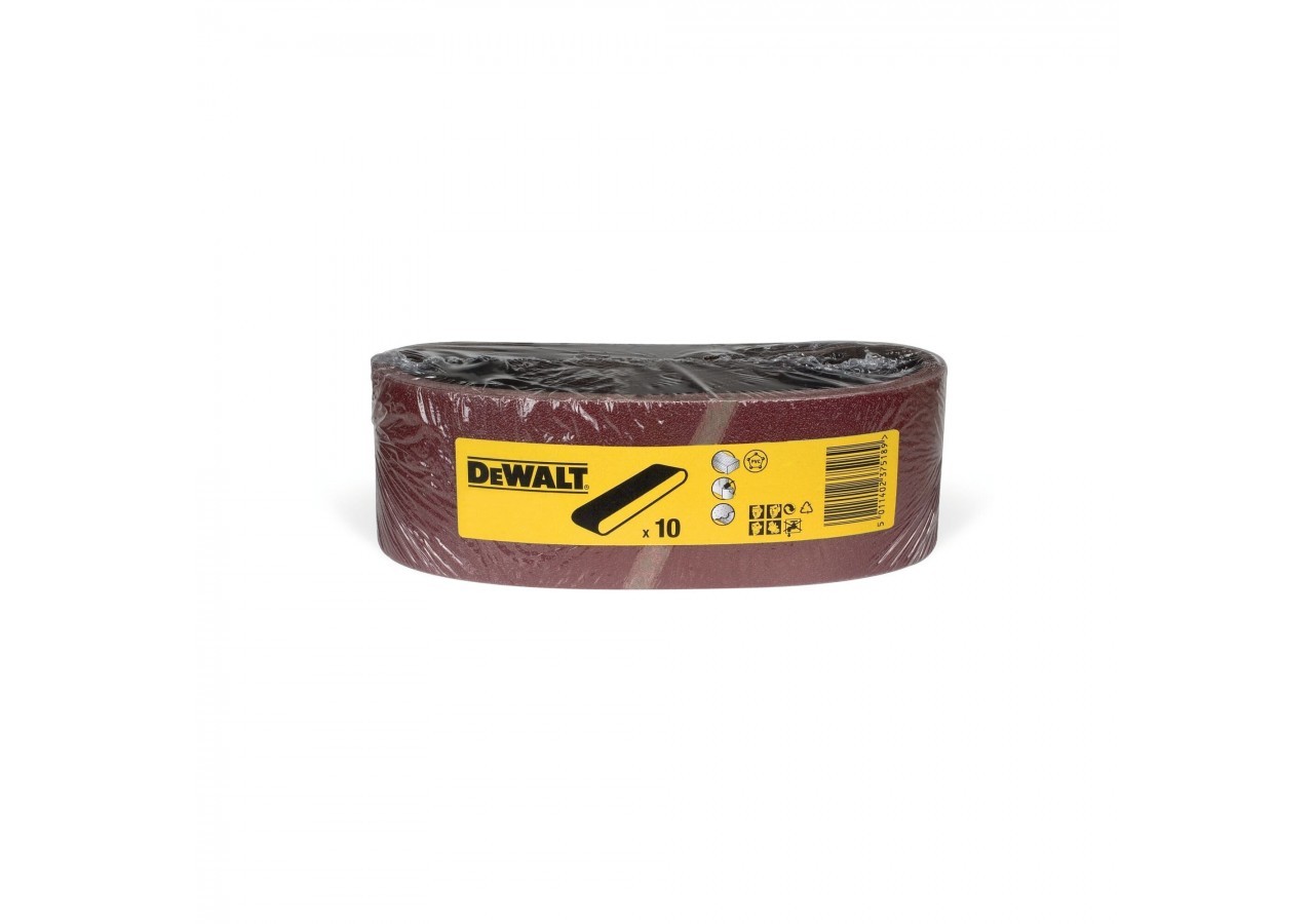 Abrasif pour ponceuses a bande - multi-usages pour bois / peinture / métal grain 100 75x533mm - DT3304-QZ - Dewalt