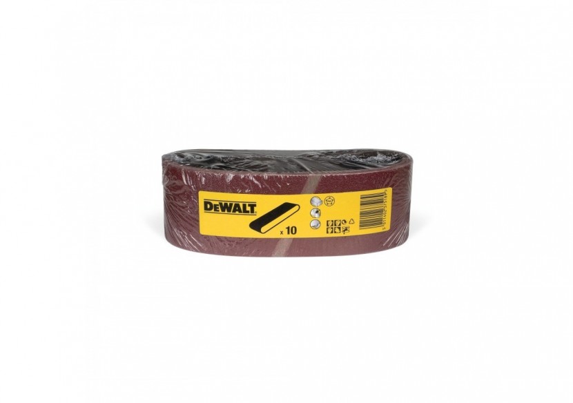 Abrasif pour ponceuses a bande - multi-usages pour bois / peinture / métal grain 100 75x533mm - DT3304-QZ - Dewalt Abrasif pour ponceuses a bande - multi-usages pour bois / peinture / métal grain 100 75x533mm - DT3304-QZ - Dewalt