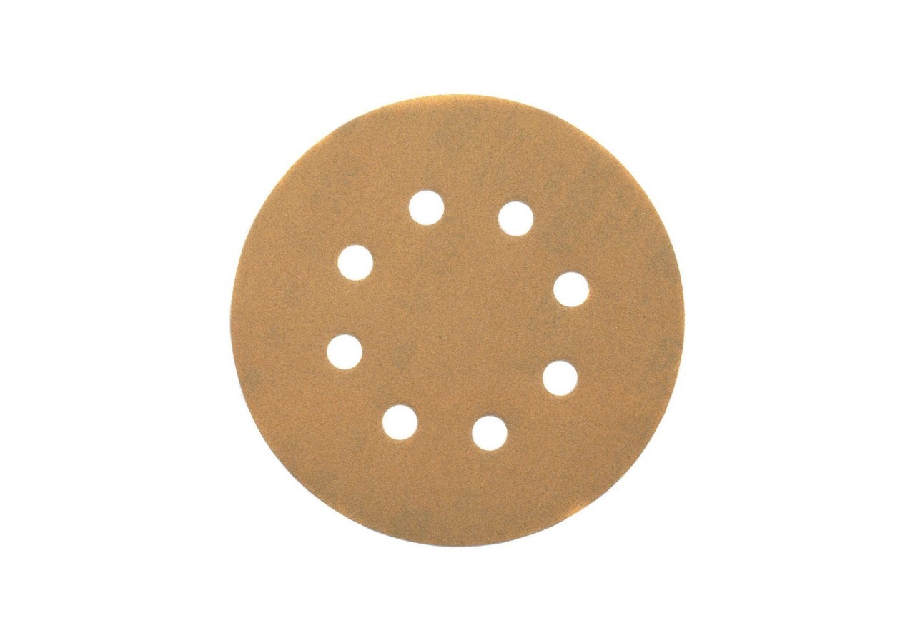 Disque abrasif velcro pour ponceuses excentriques grain 40 - 8 perforations ø 125mm - DT3101-QZ - Dewalt