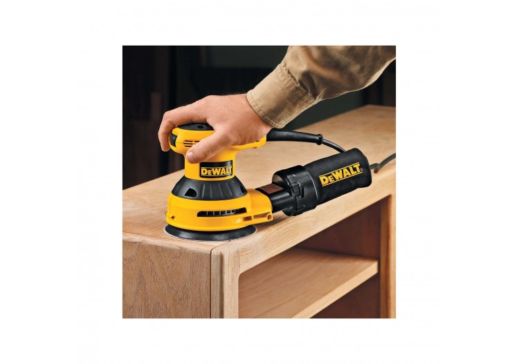 Disque abrasif velcro pour ponceuses excentriques grain 120 - 8 perforations ø 125mm - DT3105-QZ - Dewalt 2