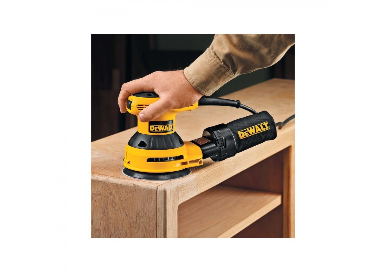 Disque abrasif velcro pour ponceuses excentriques grain 120 - 8 perforations ø 125mm - DT3115-QZ - Dewalt