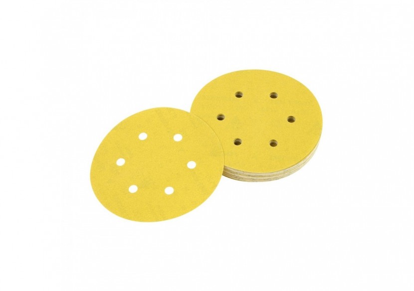 Disque abrasif velcro pour ponceuses excentriques grain 320 - 6 perforations ø 150mm - DT3128-QZ - Dewalt Disque abrasif velcro pour ponceuses excentriques grain 320 - 6 perforations ø 150mm - DT3128-QZ - Dewalt