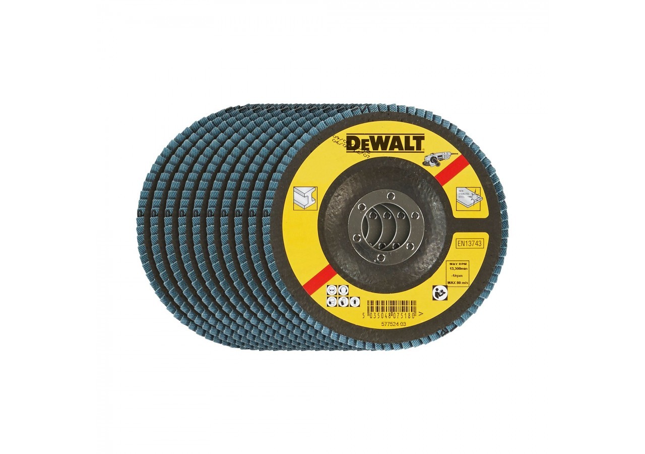 Disque A Lamelles Grain 120 Ø 115mm - DT3258-QZ - Dewalt