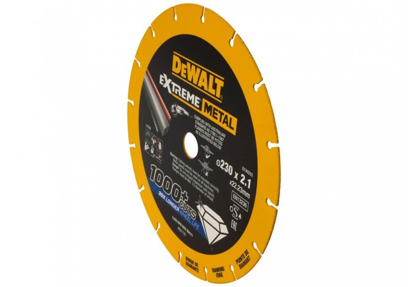 Disque Extreme Métal 230 X X 22.23 X 1.5 mm - DT40255-QZ - Dewalt Disque Extreme Métal 230 X X 22.23 X 1.5 mm - DT40255-QZ - Dewalt
