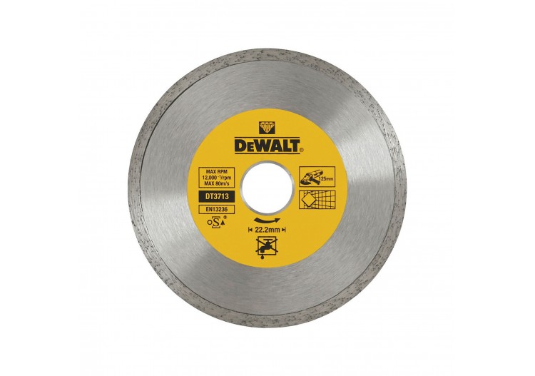 Disque À Jante Continue Pour Béton, Brique Et Pierre 125X22.2mm - DT3713-QZ - Dewalt