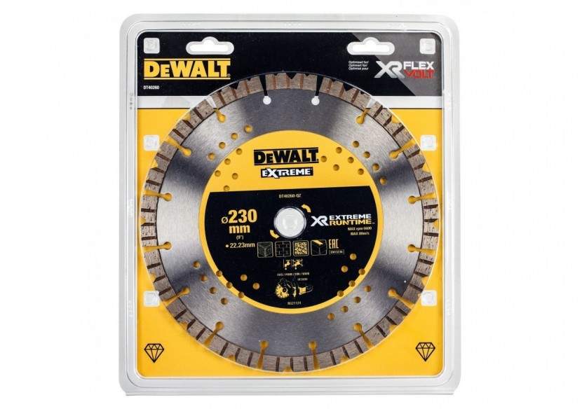 Disque Extreme Runtime Pour Le Béton 230 X 22.2mm - DT40260-QZ - Dewalt