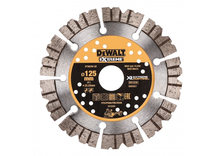 125x22mm Extreme Runtime Diamond Wheel - DT90294-QZ - Dewalt