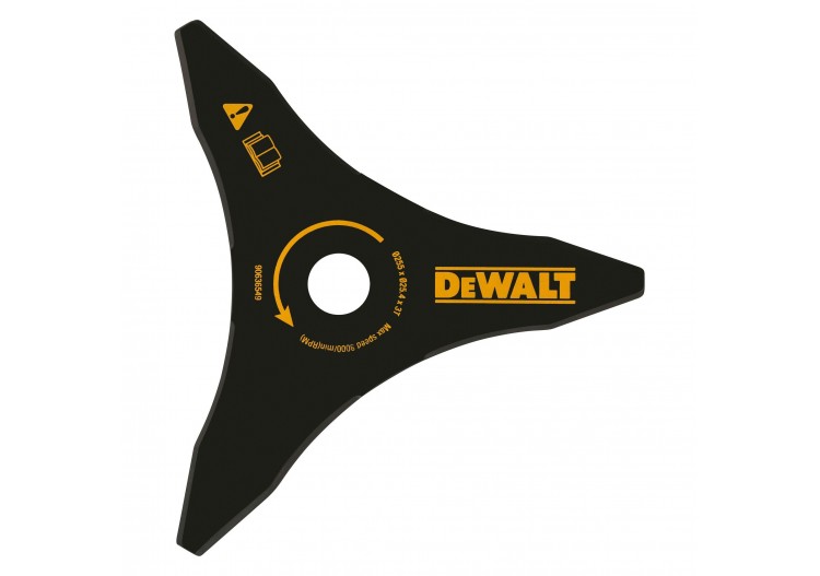 Couteau à herbe 3 lames / dents 250mm pour débroussailleuse - DT20653-QZ - Dewalt